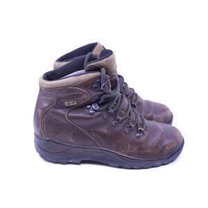 REI Merrell Monarch Womens Size 6.5 Hiking Boot Brown Leather Goretex Trail